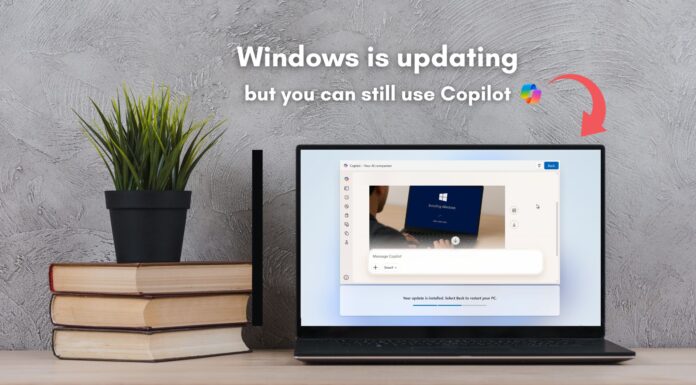 Copilot can now be used in OOBE when Windows is updating