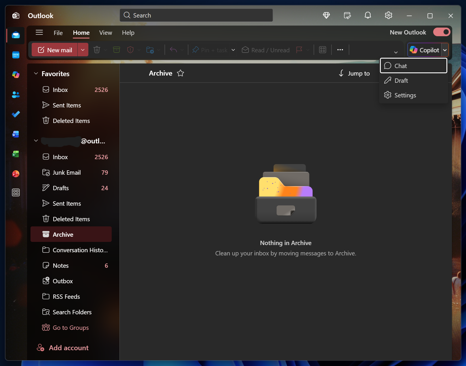 Copilot in Outlook app