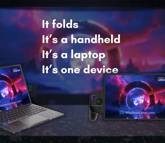 EXCLUSIVE leak of the Lenovo Legion Go Fold Concept