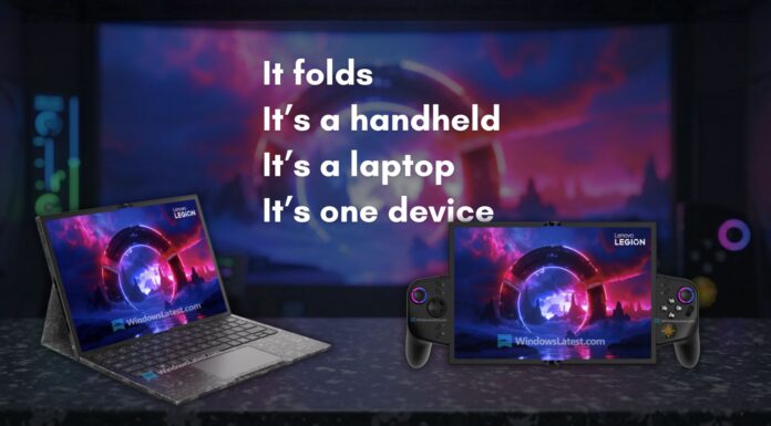 Exclusive: Lenovo Legion Go foldable is an 11.6″ handheld that doubles as a PC EXCLUSIVE leak of the Lenovo Legion Go Fold Concept