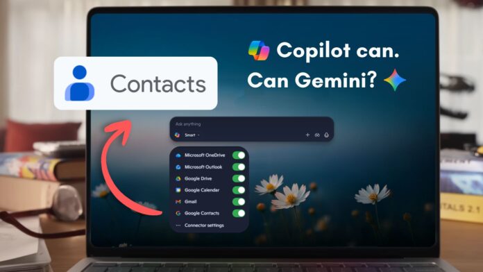Google Contacts Connector finally works in Microsoft Copilot, but can it beat Gemini?