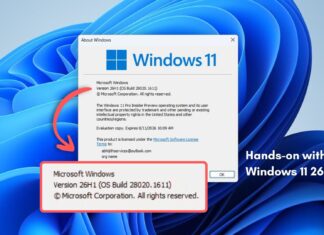 Hands-on with Windows 11 26H1