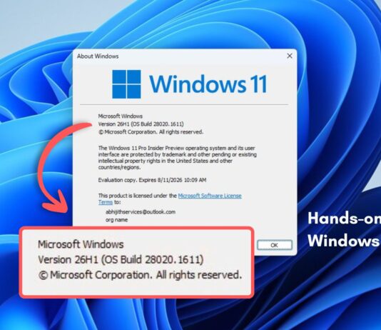Hands on with Windows 11 26H1 and why this update is not meant for your PC Hands-on with Windows 11 26H1
