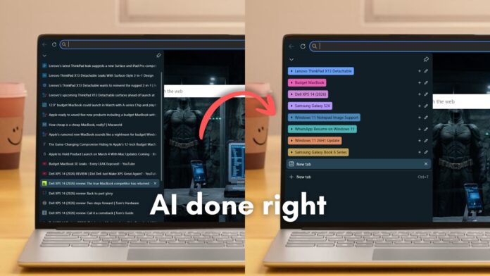 Microsoft Edge is using AI to automatically organize your tabs