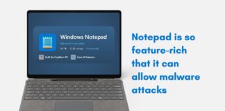 Notepad has a Remote Code Execution flaw that allows attackers to exploit Markdown links