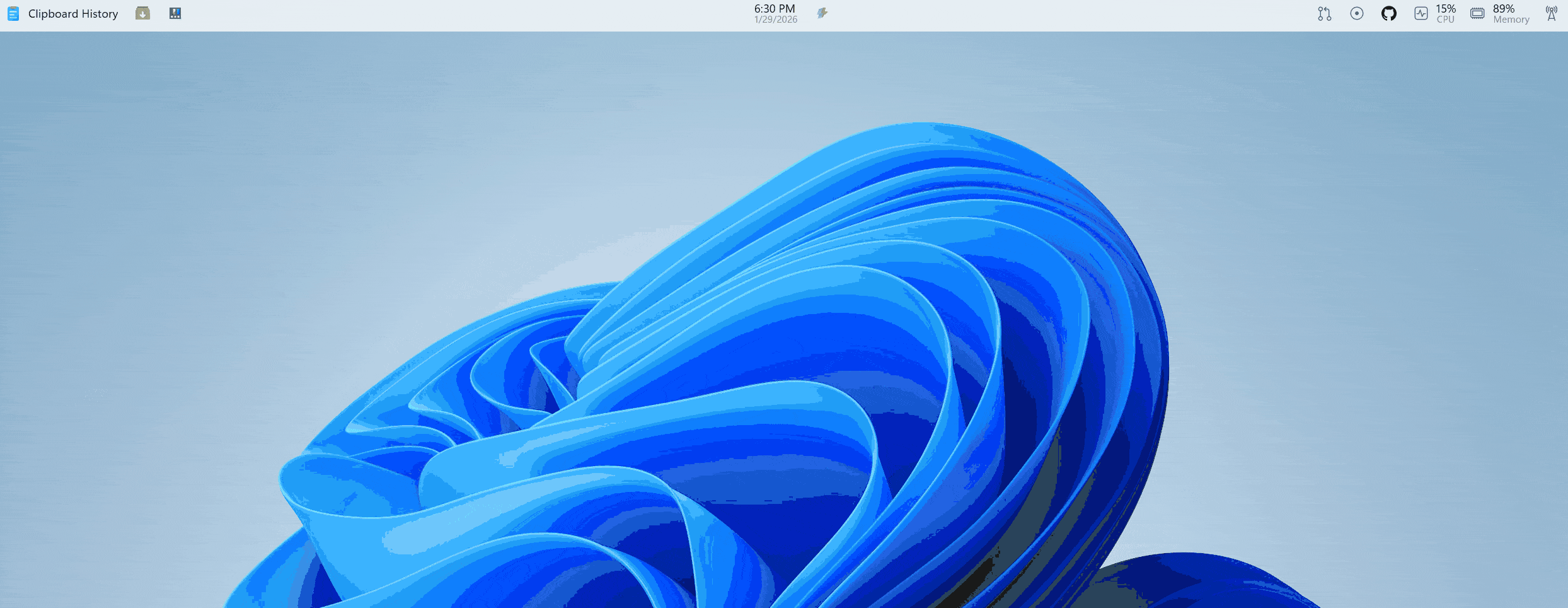 PowerToys Dock feature demo