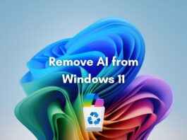 Complete guide to Remove AI features from Windows 11