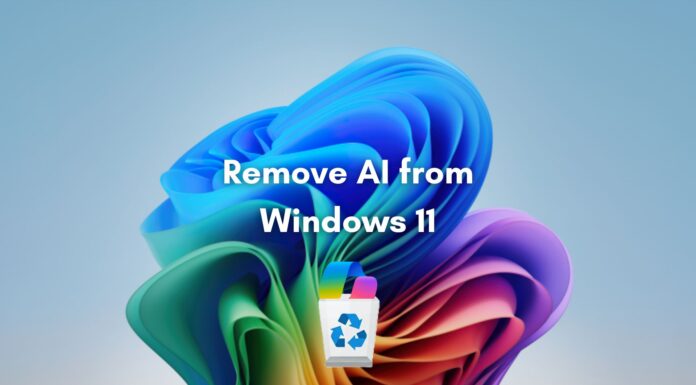 Complete guide to Remove AI features from Windows 11