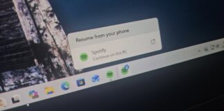 Windows 11 Resume Spotify playback