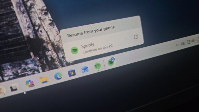 Windows 11 Resume Spotify playback