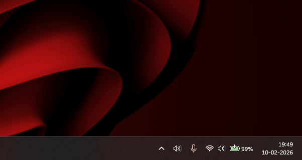 new Battery icon while charging