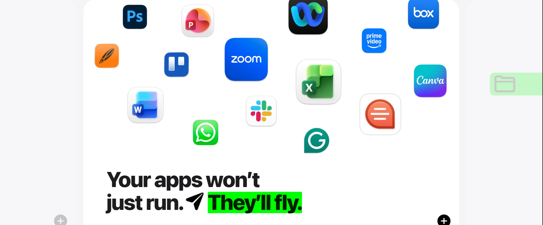 Apple says Microsoft Office apps, among others, fly on macOS