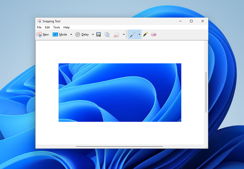 Classic Snipping Tool in Windows 11 LTSC