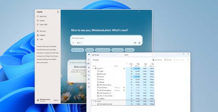 Copilot web based for Windows 11