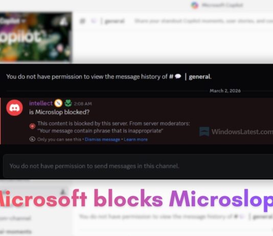 Copilot's official Discord channel was locked down after users went haywire with unflattering nicknames targetted at Microsoft