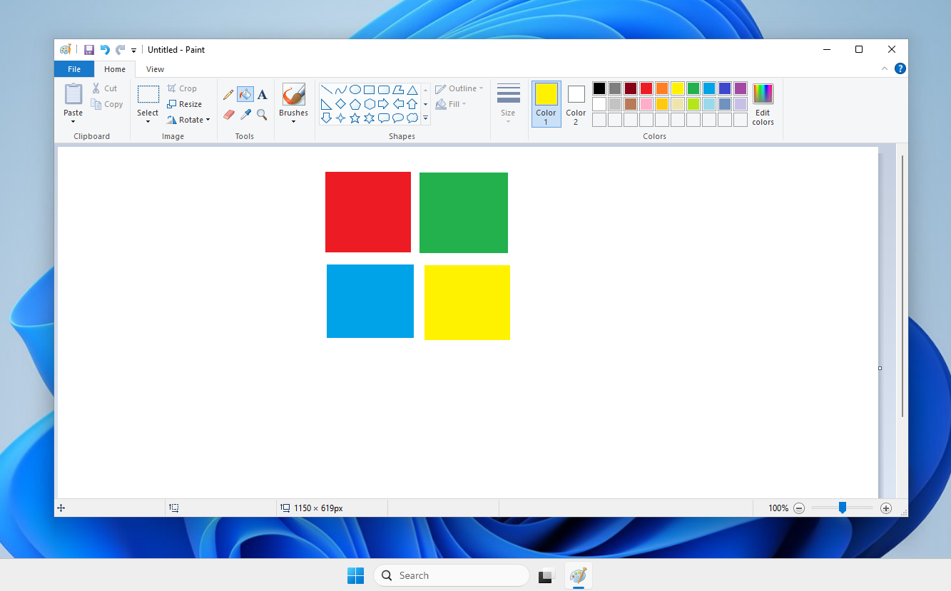 MS Paint in Windows 11 LTSC