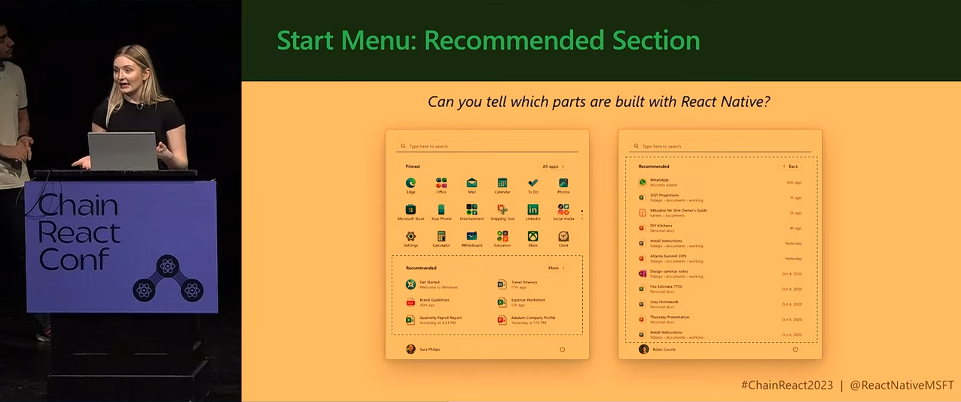A Microsoft confirma a melhoria de desempenho do menu Iniciar do Windows 11 e a transição de componentes baseados na web para a interface do usuário WinUI.