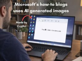 Microsoft is using Copilot-generated images in Windows Learning Center blogs to showcase features of the operating system