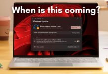 When is the new Windows 11 feature packed performance improvement update coming