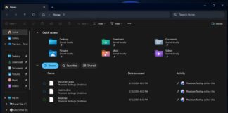 Windows 11 File Explorer rounded