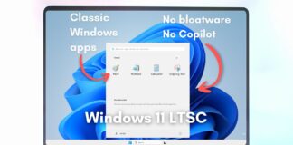 Windows 11 LTSC doesn't come with Copilot or bloatware apps