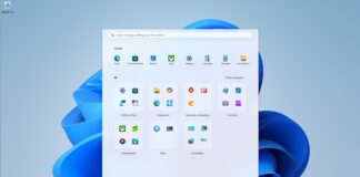 Windows 11 apps in the Start menu