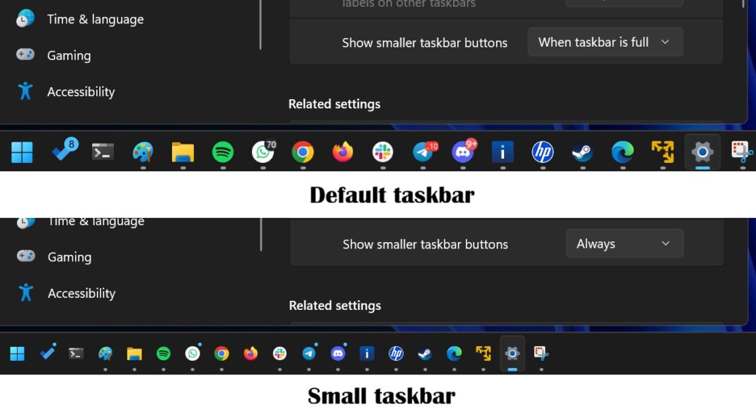 Taskbar Smaller Microsoft finally begins testing Windows 10-like smaller taskbar for ...