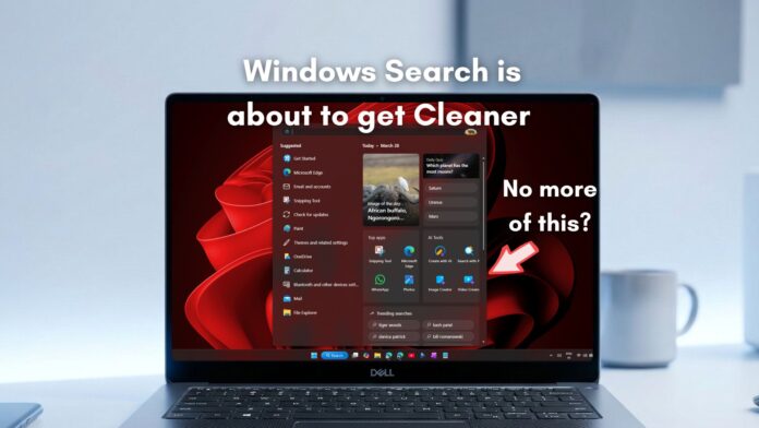 Windows Shell Product Head says Search is about to get simpler and less distracting