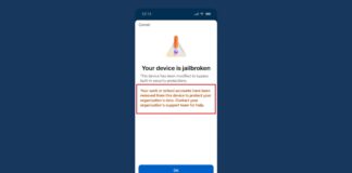 microsoft authenticator removes account and data on jailbroken phone