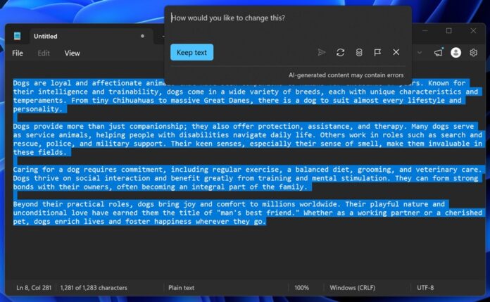 Microsoft drops Copilot branding in Notepad for Windows 11 for everyone ...