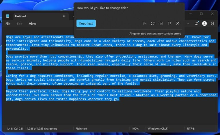 Microsoft drops Copilot branding in Notepad for Windows 11 for everyone ...