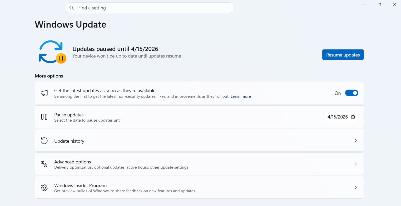 After choosing a date