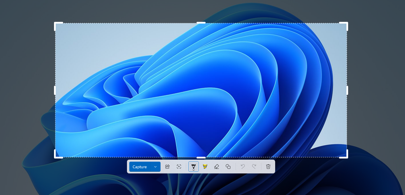 Copilot icon from Snipping Tool is now removed