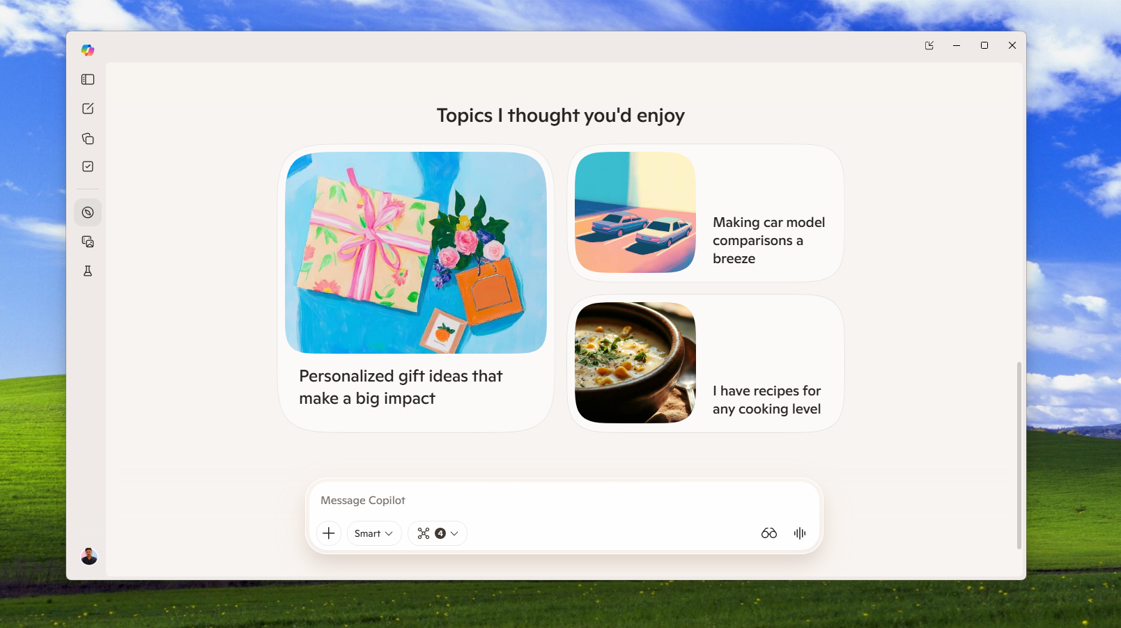 Full rounded rectangles in Copilot Discover feed