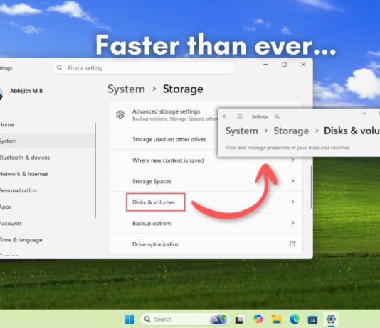 Major speed improvement to Windows 11 Storage settings page is here
