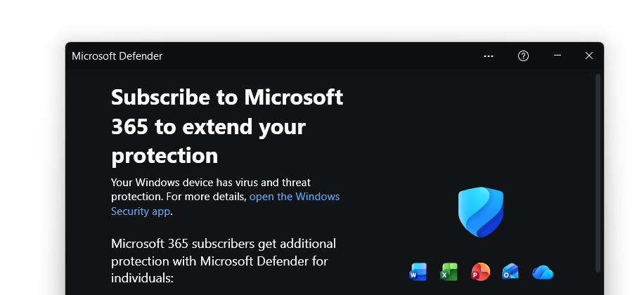 Microsoft Defender también tiene un plan de suscripción