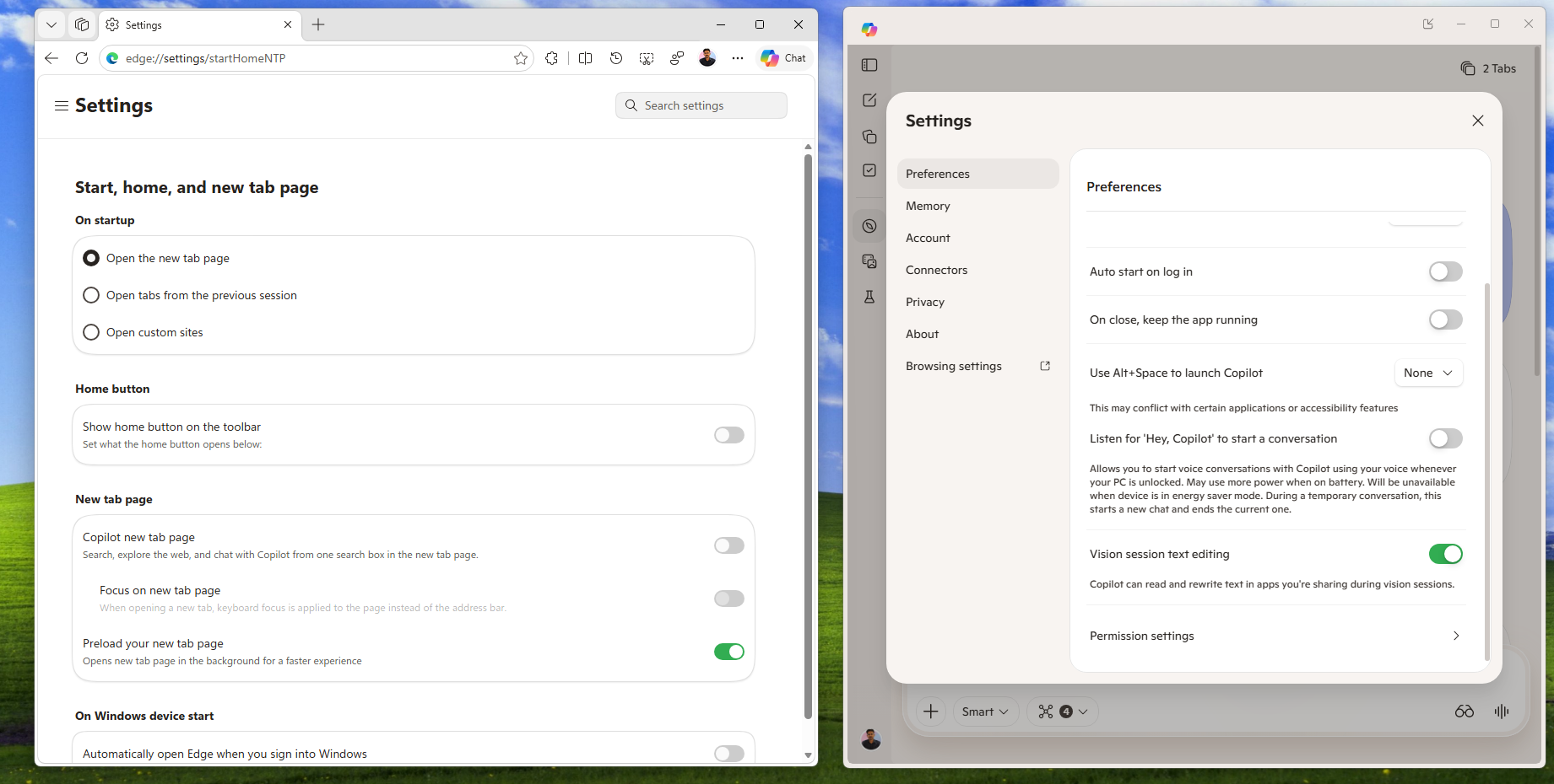 Microsoft Edge is getting the same design from Copilot app