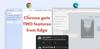 Microsoft Edge promotes vertical tabs again as Chrome finally adds the same feature