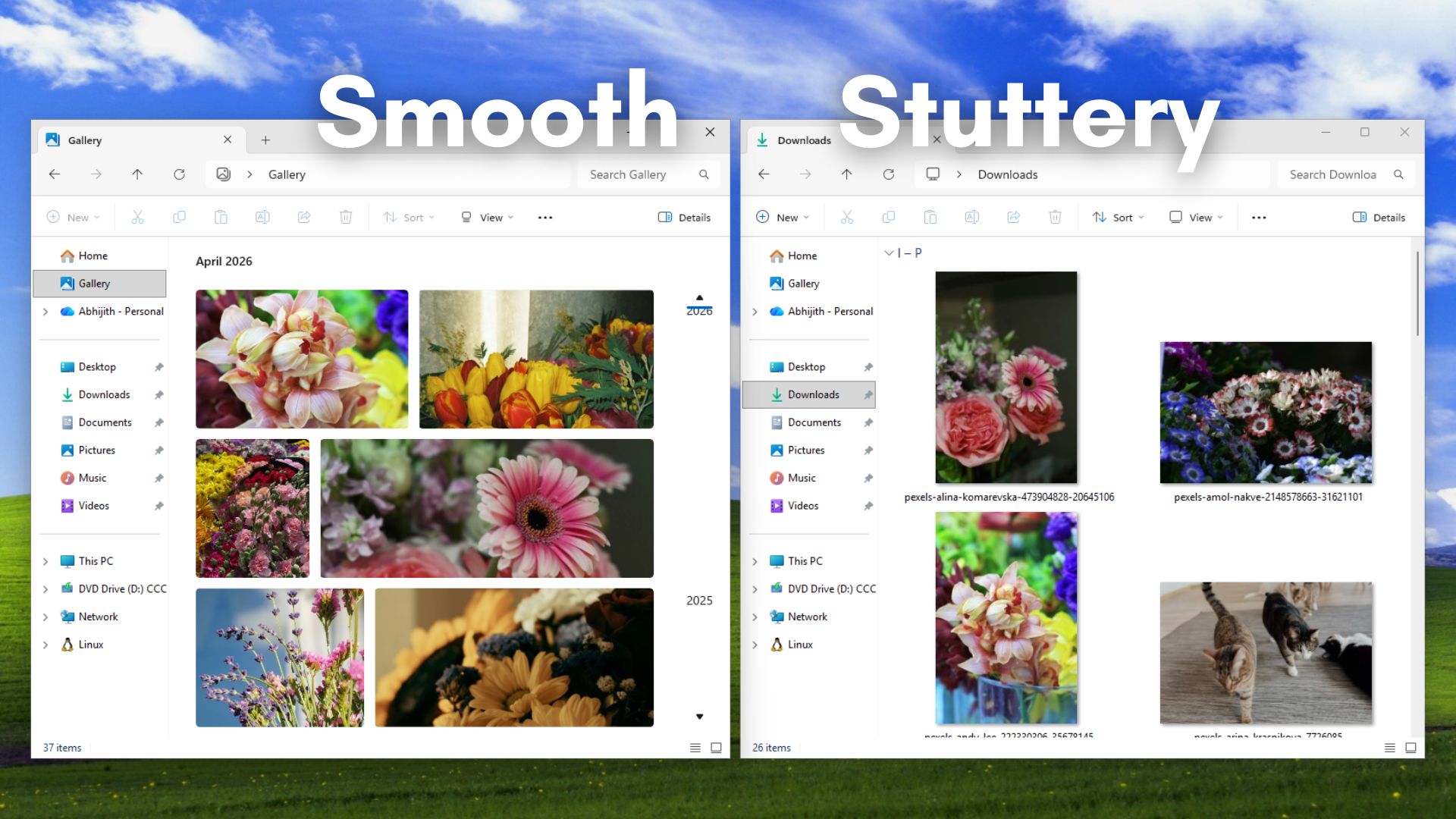 Microsoft explains why Windows 11 File Explorer scrolls smoothly in some places, but not everywhere