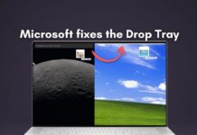 Microsoft fixed the Windows 11 Drop Tray by making the peek view smaller