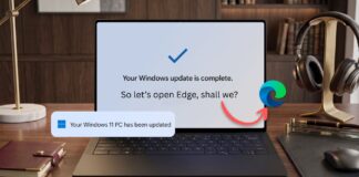 Microsoft is promoting Edge by opening it automatically after a Windows update to showcase the OS latest features