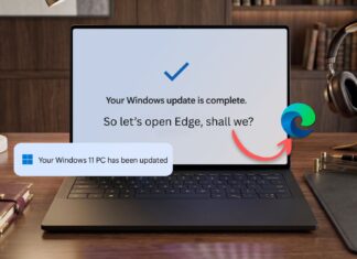 Microsoft is promoting Edge by opening it automatically after a Windows update to showcase the OS latest features