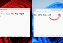 Microsoft removes the Copilot branding throughout Notepad