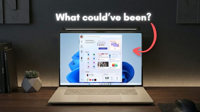 Microsoft's alternate Start menu design prototypes are getting some attention in social media