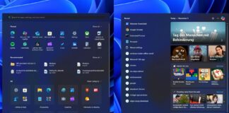 Windows 11 Start menu and Search