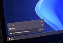 Windows 11 modern Run design