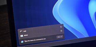 Windows 11 modern Run design