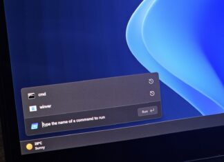 Windows 11 modern Run design
