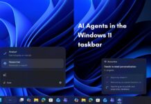 Windows 11 taskbar agents