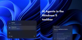 Windows 11 taskbar agents